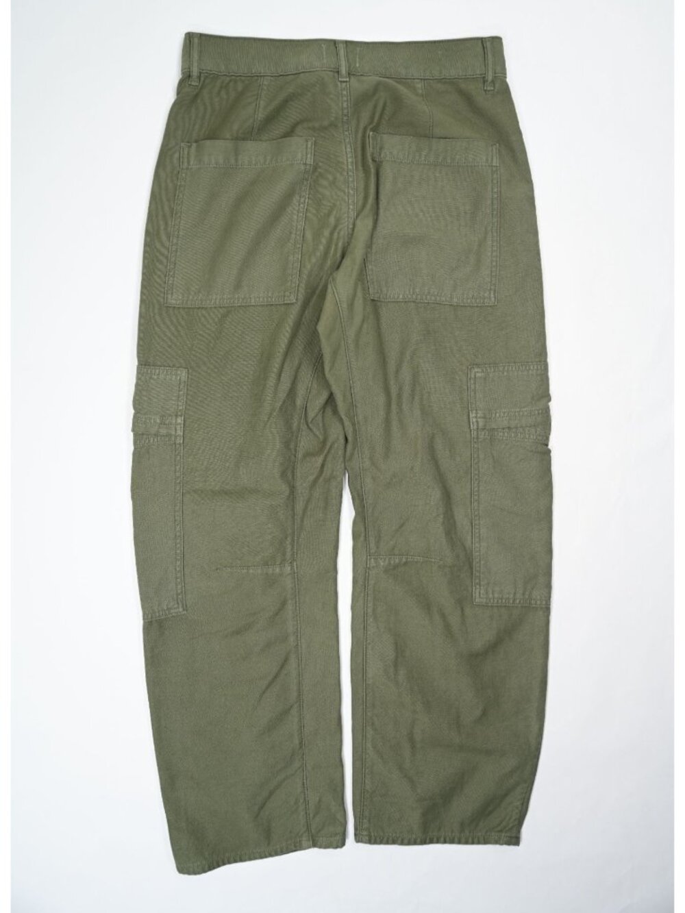 Citizens of Humanity Marcelle Low Slung Easy Cargo Pants in Surplus Green - Picture 4 of 6